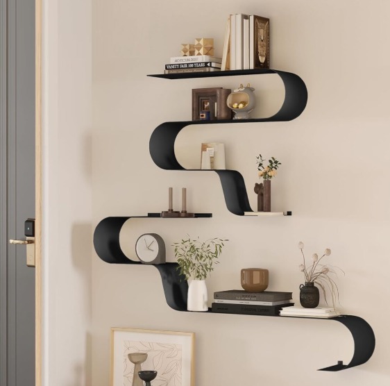 Custom steel shelving fabricated by KCrea Manufacturing, Kigali